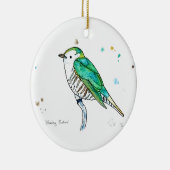 Shining Cuckoo Keramisch Ornament (Rechts)