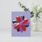 Shining Daisy Flower Briefkaart (Staand voorkant)