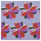 Shining Daisy Flower Floral Patterned Craft Fabric Stof (Swatch)