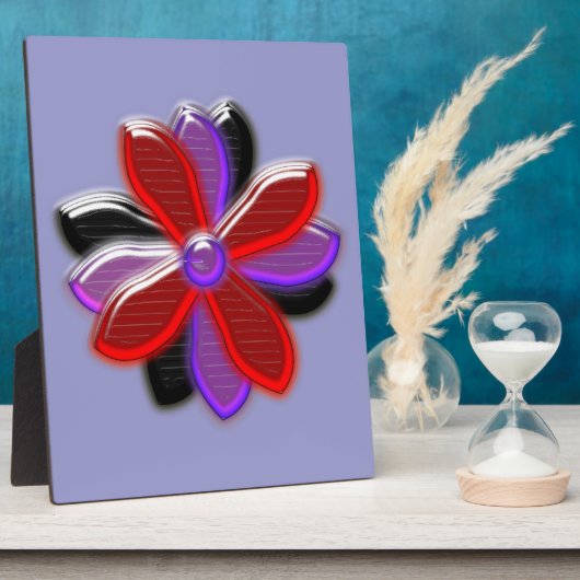 Shining Daisy Flower Plaque Fotoplaat (Zijkant)
