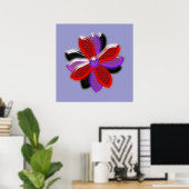 Shining Daisy Flower Print (Thuiskantoor)