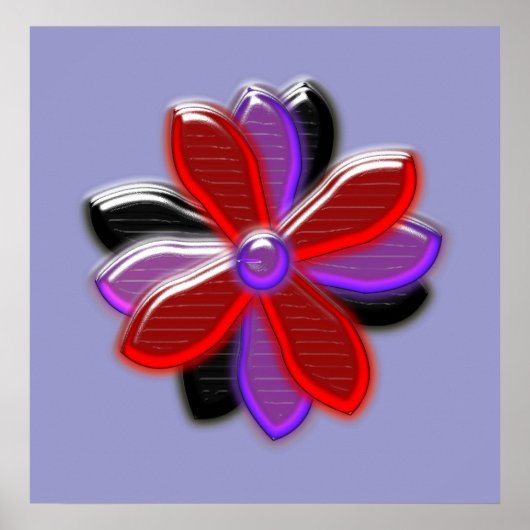 Shining Daisy Flower Print (Voorkant)