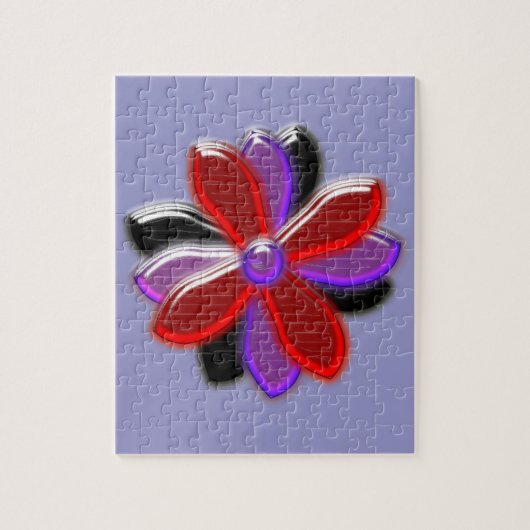 Shining Daisy Flower Puzzle Legpuzzel (Verticaal)