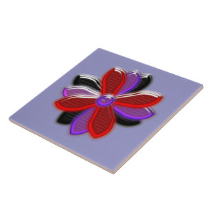 Shining Daisy Flower Tile Tegeltje