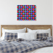 Shining Diamonds Canvas Pri Afdruk (Insitu (Slaapkamer))