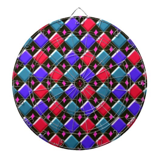 Shining Diamonds Creëer Uw Eigen Dart Board Dartbord (Voorkant)