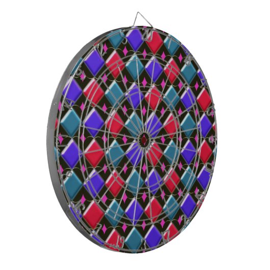 Shining Diamonds Creëer Uw Eigen Dart Board Dartbord (Voorkant Links)