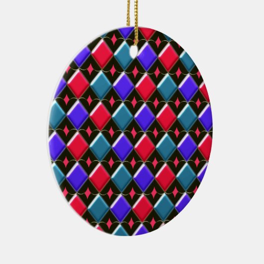 Shining Diamonds Pendant Keramisch Ornament (Rechts)