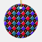 Shining Diamonds Pendant Keramisch Ornament (Voorkant)