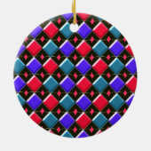 Shining Diamonds Pendant Keramisch Ornament (Achterkant)