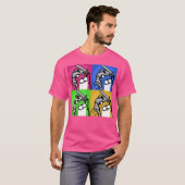 Shining Force Yoghurt Pop Art T-shirt (Voorkant volledig)