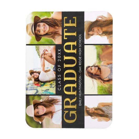 Shining Future Afstuderen Aankondigingsmagneet Magneet (Verticaal)