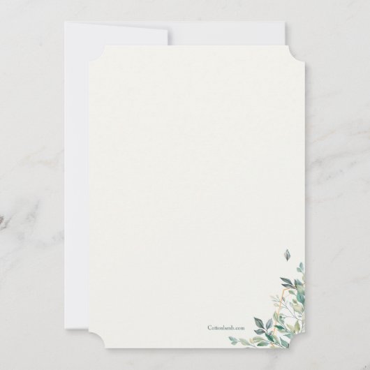 Shining Glory Foto Religieuze Uitnodiging (Achterkant)