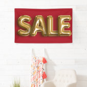 Shining Gold SALE Ballon Store Promotie Spandoek (Insitu)