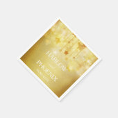 Shining Gold Stars Trouwservet Servetten (Hoek)
