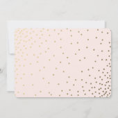 Shining Gold | Uitnodiging voor sixteen (Achterkant)