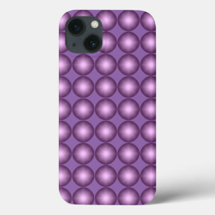 Shining Lavender Polka Dot iPhone 13 Hoesje