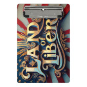 "Shining Liberty" Mini Klembord (Voorkant)