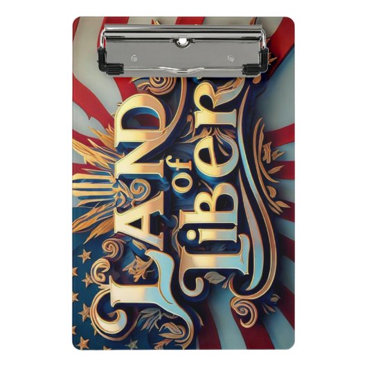 "Shining Liberty" Mini Klembord (Voorkant)