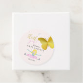 Shining Like A Girl Waterverf Illustratie Bedankjes Labels (In situ)