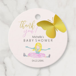 Shining Like A Girl Waterverf Illustratie Bedankjes Labels