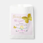 Shining Like A Girl Waterverf Illustratie Bedankzakje (Voorkant)