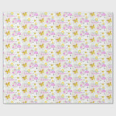 Shining Like A Girl Waterverf Illustratie Cadeaupapier (Vlak)