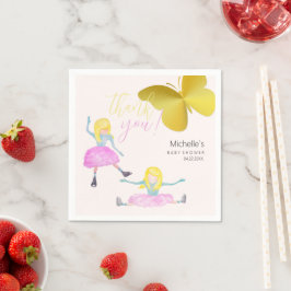 Shining Like A Girl Waterverf Illustratie Servet