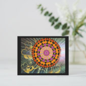 Shining Mandala Briefkaart (Staand voorkant)