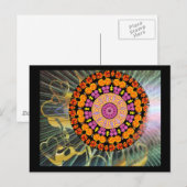 Shining Mandala Briefkaart (Voorkant / Achterkant)