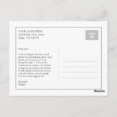 Shining Moment Afstuderen Hartelijk dank Briefkaart (Achterkant)