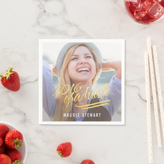 Shining Moment Foto Afstuderen servetten (Insitu)