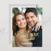 Shining Moment Foto Dank je wel kaart (Voorkant / Achterkant)