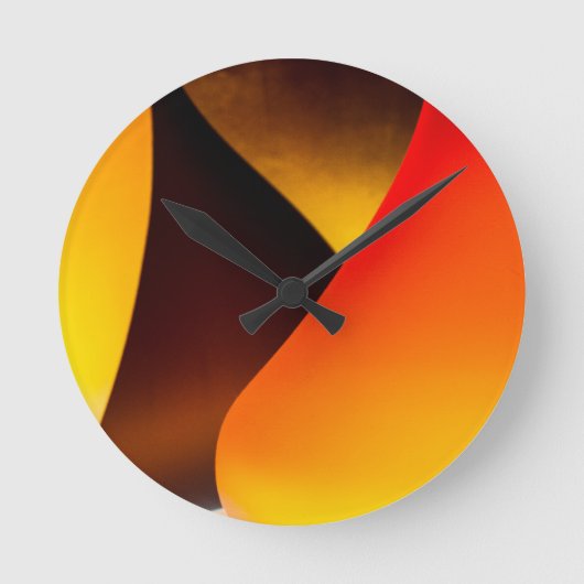 Shining Murano Glass Ronde Klok (Voorkant)