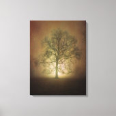 Shining Oak Tree Canvas Print (Voorkant)