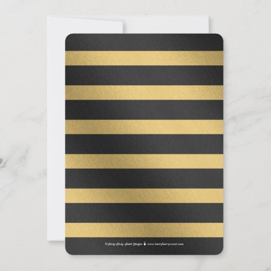 Shining Promise Bruiloft Dank u kaart (Achterkant)