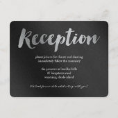 Shining Promise Bruiloft Receptie Kaart (Voorkant)