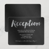 Shining Promise Bruiloft Receptie Kaart (Voorkant / Achterkant)