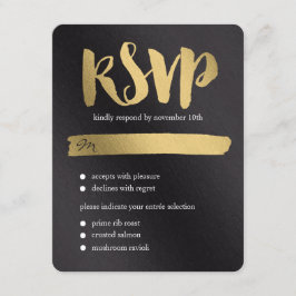 Shining Promise Bruiloft RSVP Kaart