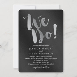 Shining Promise Bruiloft Uitnodigingen Zilver