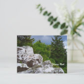 Shining Rock Post Card Briefkaart (Staand voorkant)