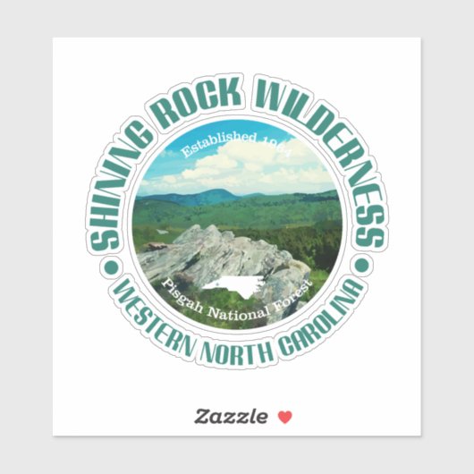 Shining Rock Wilderness Sticker (Vel)