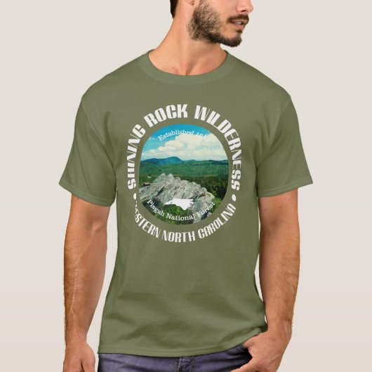 Shining Rock Wilderness T-shirt (Voorkant)