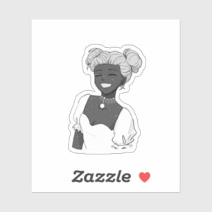 Shining Smile Girl Sticker