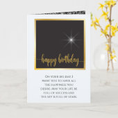 Shining Star 50th Verjaardag Bright Lovely Kaart (Gele Bloem)