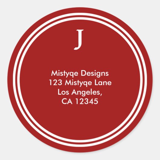 Shining Star Bar/Bat Mitzvah Monogram Stickers (Voorkant)