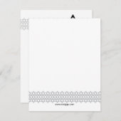 Shining Star Bar Mitzvah Hartelijk dank Notitiekaartje (Voorkant / Achterkant)