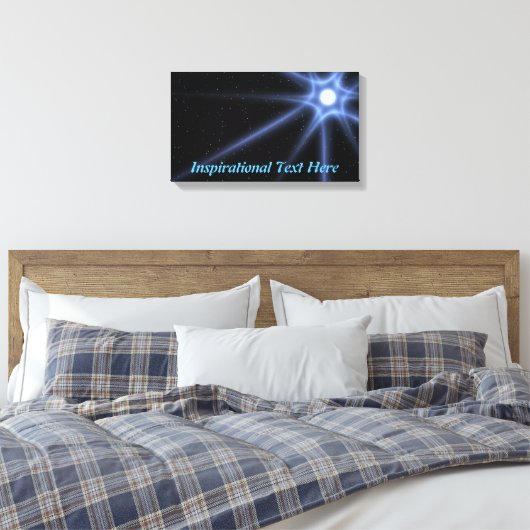 Shining Star Canvas Afdruk (Insitu (Slaapkamer))