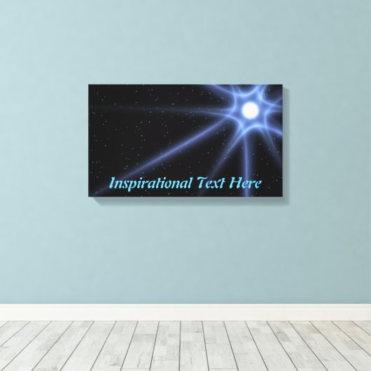 Shining Star Canvas Afdruk (Insitu (Houten vloer))