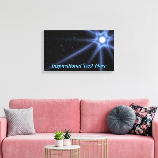 Shining Star Canvas Afdruk (Insitu (Woonkamer))